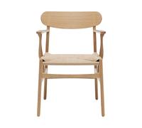 Chaise avec accoudoirs CH26 structure chêne WxHxD 59x79x52cm