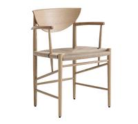 Chaise avec accoudoirs Drawn HM4 WxDxH 59x54x78cm/formpressed veneer