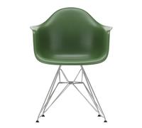 Vitra DAR Eames Plastic Armchair - forest RE - chromé