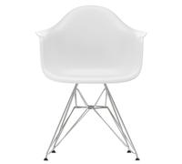 Chaise avec accoudoirs Eames DAR RE chromé Eiffel Tower frame chromed/ felt gliders black