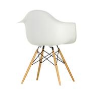 Chaise avec accoudoirs Eames DAW érable doré golden maple base/black steel/ felt gliders black