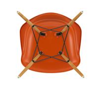 Chaise avec accoudoirs Eames DAW RE érable doré golden maple base/ black steel/ felt gliders black