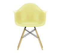 Chaise avec accoudoirs Eames DAW RE érable doré golden maple base/ black steel/ felt gliders black