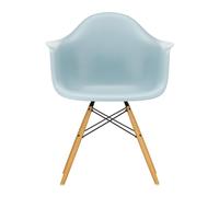 Chaise avec accoudoirs Eames DAW RE érable doré golden maple base/ black steel/ felt gliders black