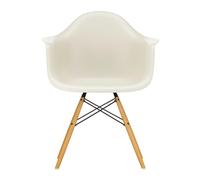 Chaise avec accoudoirs Eames DAW RE érable doré golden maple base/ black steel/ felt gliders black