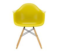 Chaise avec accoudoirs Eames DAW RE érable doré golden maple base/ black steel/ felt gliders black