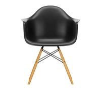 Chaise avec accoudoirs Eames DAW RE érable doré golden maple base/ black steel/ felt gliders black