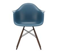 Chaise avec accoudoirs Eames DAW RE érable foncé dark maple base/ black steel/ felt gliders black