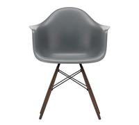 Vitra DAW Eames Plastic Armchair - granite grey RE - érable foncé