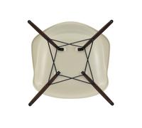 Chaise avec accoudoirs Eames DAW RE érable foncé dark maple base/ black steel/ felt gliders black