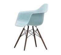Vitra DAW Eames Plastic Armchair - érable foncé - gris polaire RE