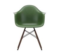 Chaise avec accoudoirs Eames DAW RE érable foncé dark maple base/ black steel/ felt gliders black