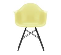 Vitra Chaise avec accoudoirs Eames DAW RE érable noir citron structure érable noir/ acier noir/ patins en feutre noir