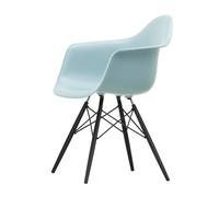 Vitra DAW Eames Plastic Armchair - érable noir - gris polaire RE