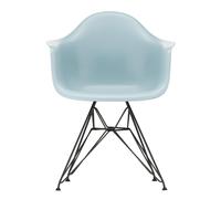 Vitra DAR Eames Plastic Armchair - gris polaire RE - noir