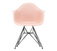 Chaise avec accoudoirs Eames Plastic DAR RE noir basic dark powder coated eiffel tower base/ felt gliders black