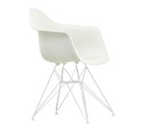 Chaise avec accoudoirs Eames Plastic DAR structure white powder-coated eiffel tower base