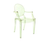 Chaise avec accoudoirs Louis Ghost WxHxD 54x93x55cm