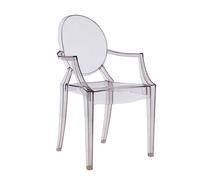 Chaise avec accoudoirs Louis Ghost WxHxD 54x93x55cm