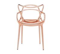 Chaise avec accoudoirs Masters Metallic WxHxD 53.5x83x55cm