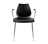 Kartell Chaise avec accoudoirs Maui anthracite lxHxP 58x77x52cm