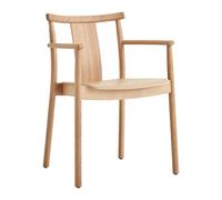 Audo Chaise avec accoudoirs Merkur chêne lxHxP 46x78x52cm