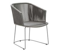 Chaise avec accoudoirs Moments structure luge powder-coated steel base