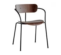 &Tradition Chaise Pavilion AV2 noyer laqué