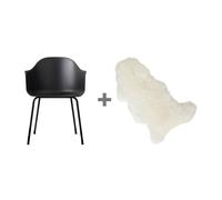 Chaise avec accoudoirs + peau Set promo Harbour ac WxHxD 59x81x57cm