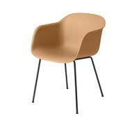 Chaise avec accoudoirs recyclé Fiber cadre tubulaire WxHxD 54,5x77x56cm