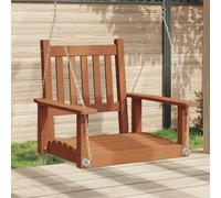 Chaise Balançoire de Jardin Chaînes en Métal Extérieur Bois Massif Sapin vidaXL