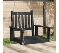 Chaise Balançoire de Jardin Chaînes en Métal Extérieur Bois Massif Sapin vidaXL