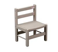 Combelle Chaise Basse pour Enfant Laquée Gris Clair