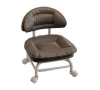 Chaise basse pivotante - Tabouret roulant rembourré compact, de sou | tabouret roulant chaise pivotante siège rembourré roulettes silencieuses compact sans bras sièges mobiles garage
