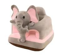 Chaise bébé Sit Me Up Mignon éléphant gris Sit Me Up Siège de sol pour bébé Siège en peluche de soutien pour Amovible et lavable pour la maison ou les voyages
