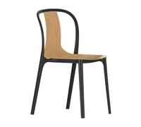 Chaise Belleville bois WxHxD 55x83x49cm/frame black