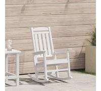 vidaXL Chaise berçante de jardin en HDPE