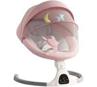 Chaise Berçante Électrique pour Bébé, Harnais à Cinq Points, Télécommande Facile à Utiliser