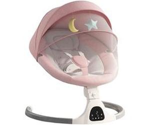 Chaise Berçante Électrique pour Bébé, Harnais à Cinq Points, Télécommande Facile à Utiliser
