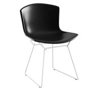 Chaise Bertoia Plastic piètement blanc