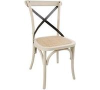 Chaise Bistro avec dossier croisé sable - x 2