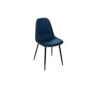 Chaise Bleu Navy Tyka Avec Pieds En Métal Atmosphera