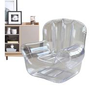 Chaise Blow Up - Meubles Gonflables Ergonomiques | Conception De Canapé De Canapé Transparent | Style Du Salon De Nouveauté | Thème De Voyage À La Chambre | Option De Balcon À La Piscine Relaxante, Ex
