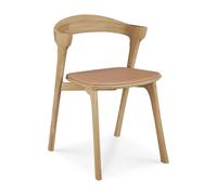 Chaise Bok chêne laqué - cuir Sienna Ethnicraft - 5404023622686