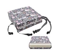 Chaise Booster pour table à manger - Chaise hauteur enfant, coussin de chaise lavable | antidérapant, bandes de sécurité, mousse épaisse imperméable à la maison et voyage, chaise d'alimentation