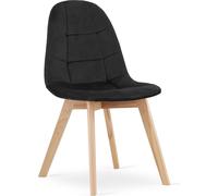 Chaise BORGIA - velours noir x 145x82x54 cm