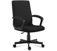 Chaise bureau MARK ADLER BOSS 2.5 Noir Ergonomique Hauteur réglables Accoudoirs souples Pc gaming Travail Bureau gaming