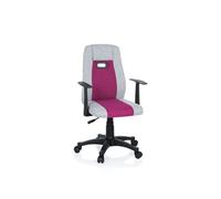 Chaise bureau pour enfants KIDDY EXTRA avec accoudoirs gris / rose hjh OFFICE Gris/Rose G