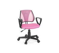 Chaise bureau pour enfants / Siège junior KIDDY CD tissu maille rose