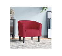 vidaXL Fauteuil cabriolet 356447 – Siège rembourré avec accoudoirs et dossier, salon/chambre/bureau